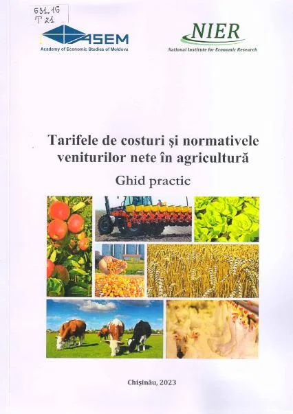 Tarifele de costuri si normativele veniturilor nete in agricultura