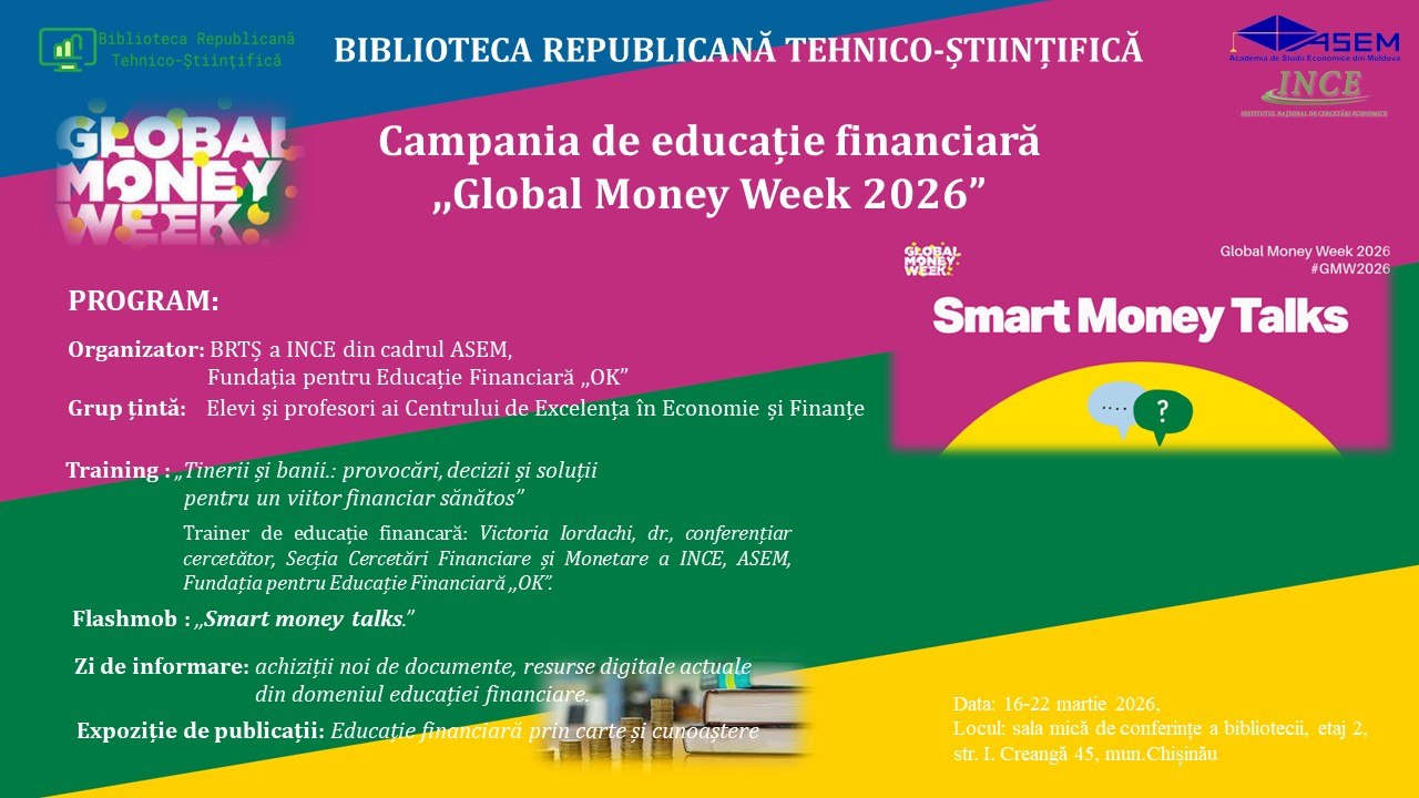 Campania de educație financiară ,,Global Money Week 2026”