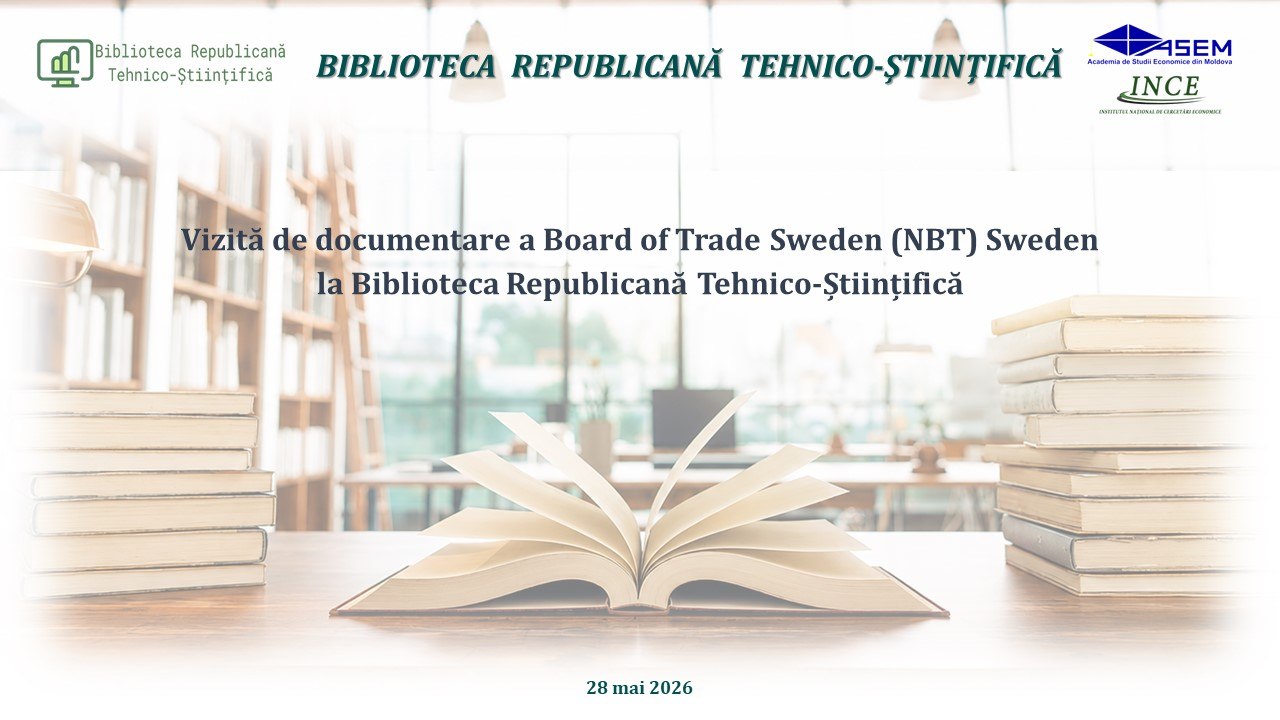 Vizită de documentare la Biblioteca Republicană Tehnico-Științifică